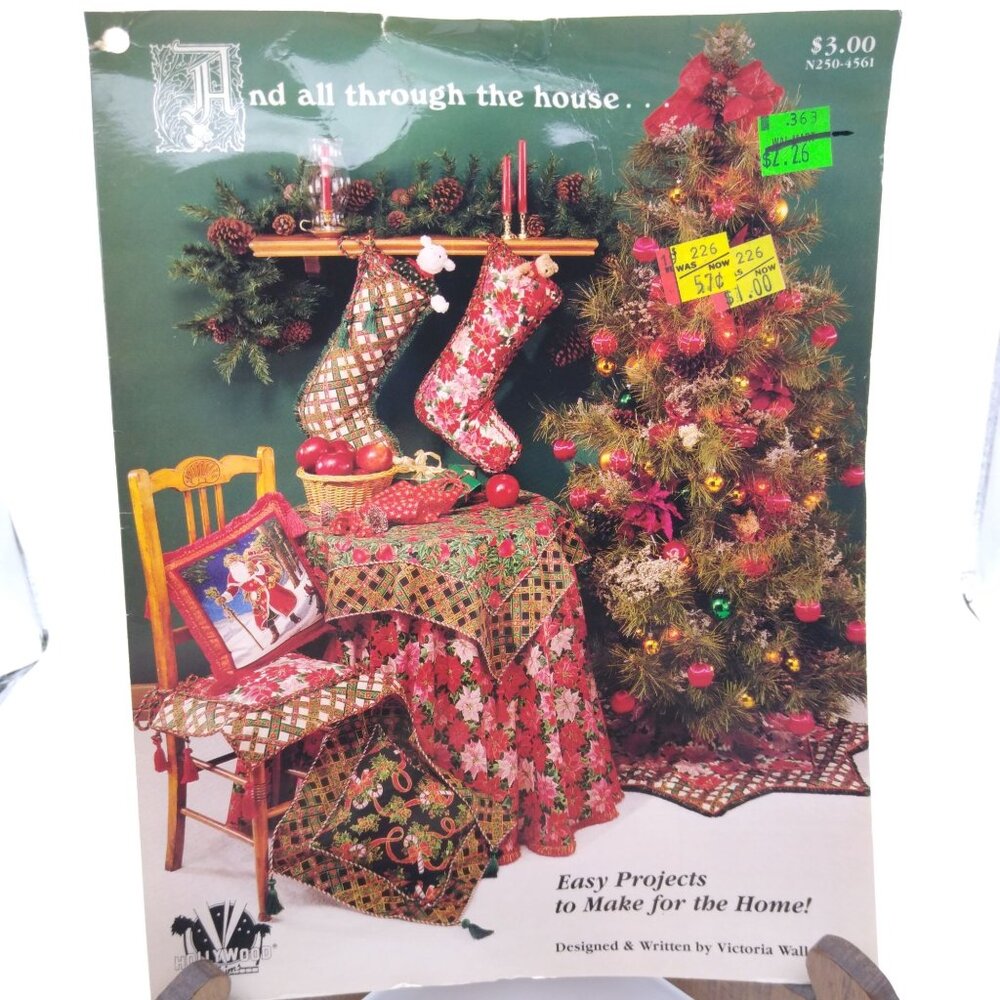 Vintage Craft Patterns, And All Through the House, Christmas Holiday Designs